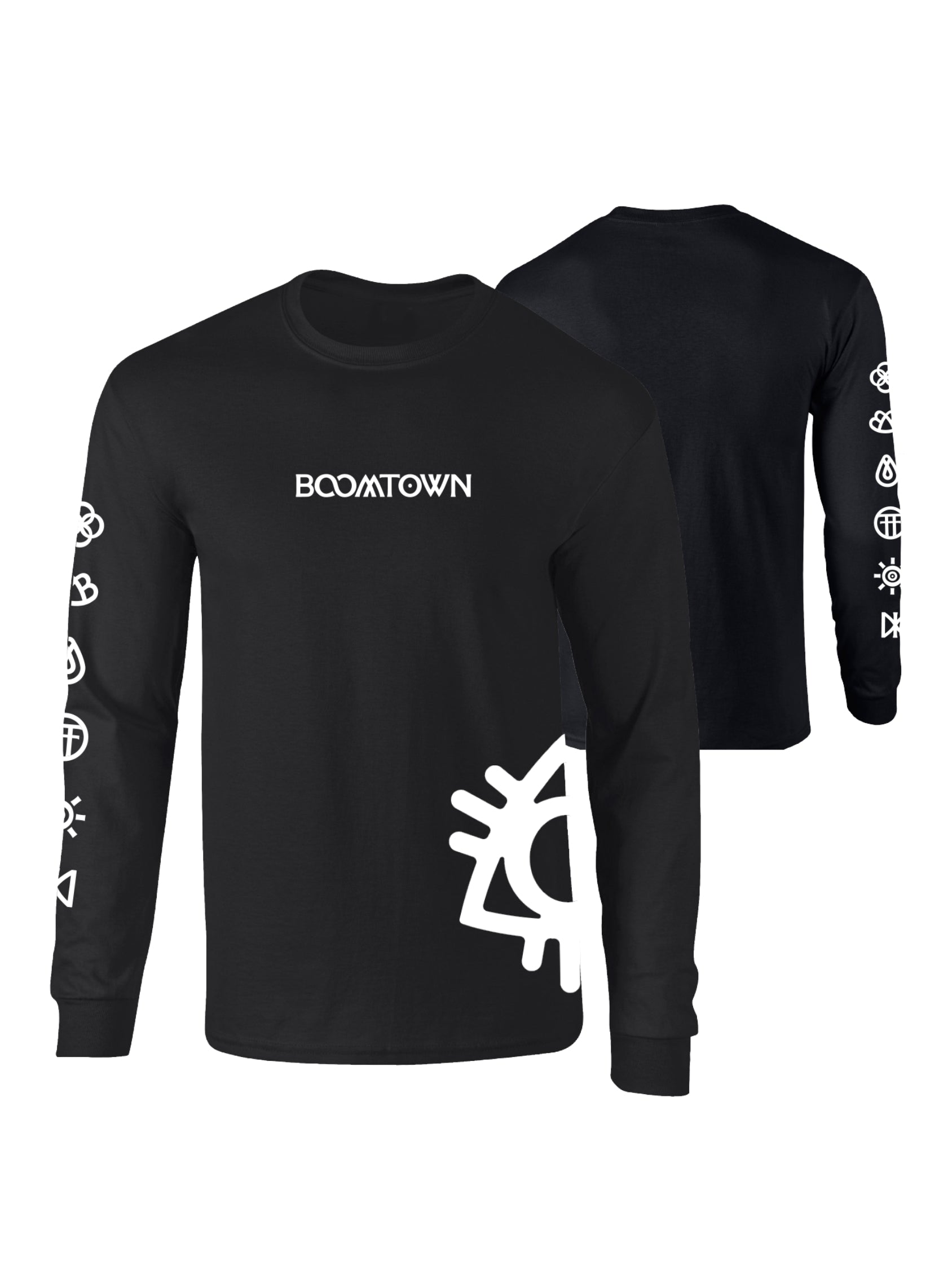 Boomtown Black Long Sleeve T-Shirt