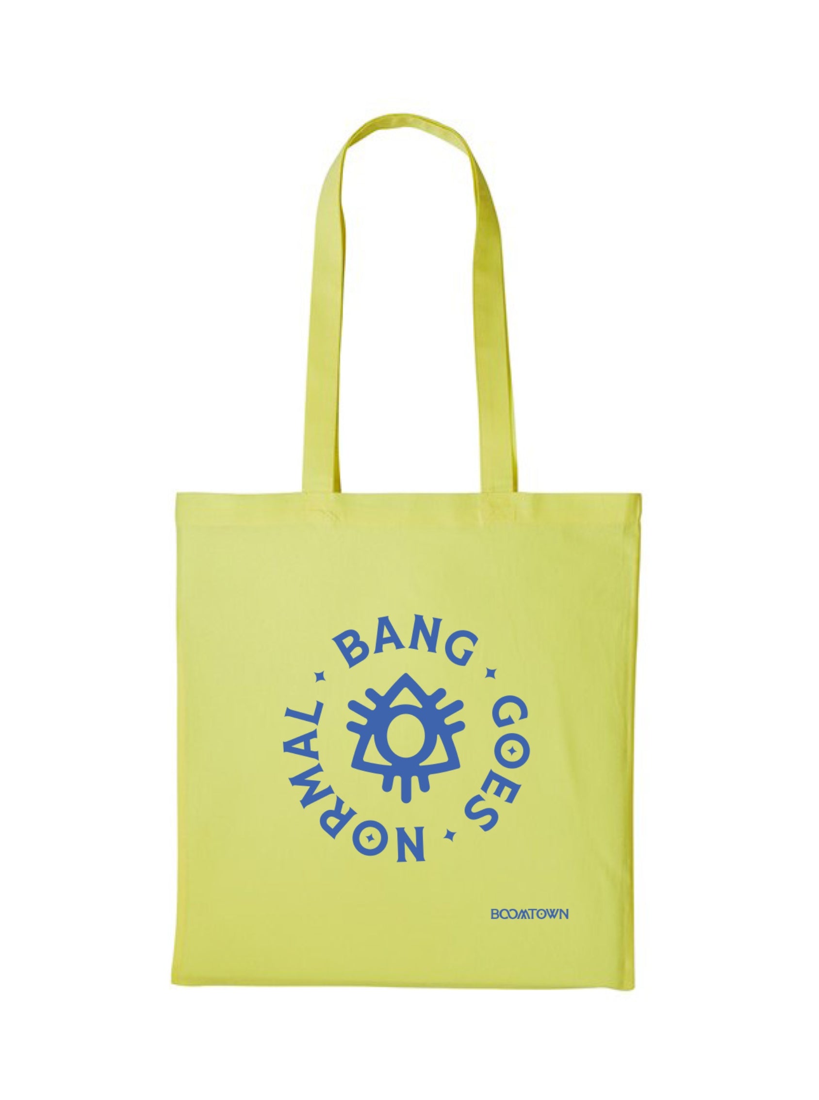 Boomtown Lime Green Tote Bag