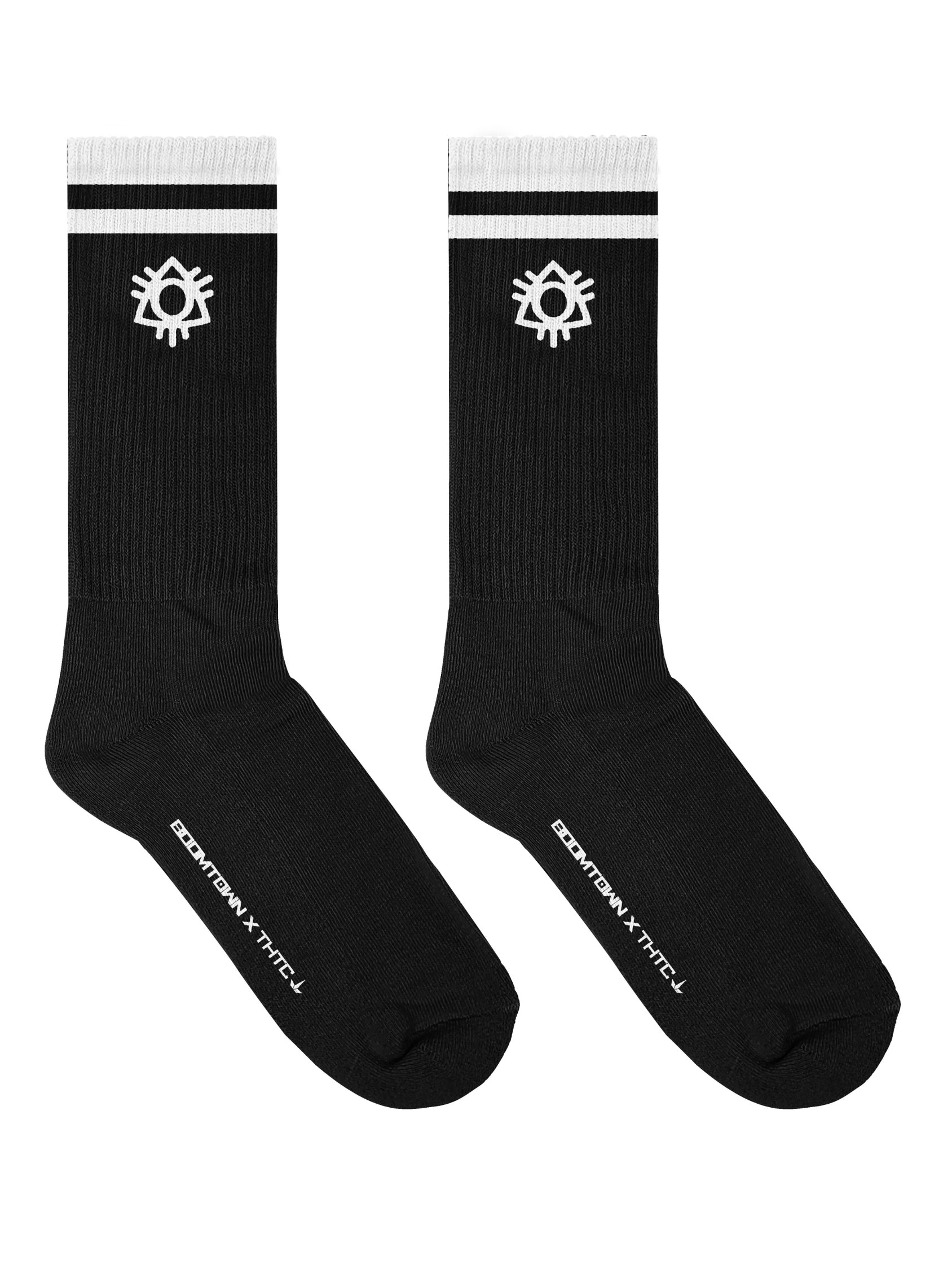 Boomtown x THTC Hemp Socks (Black)