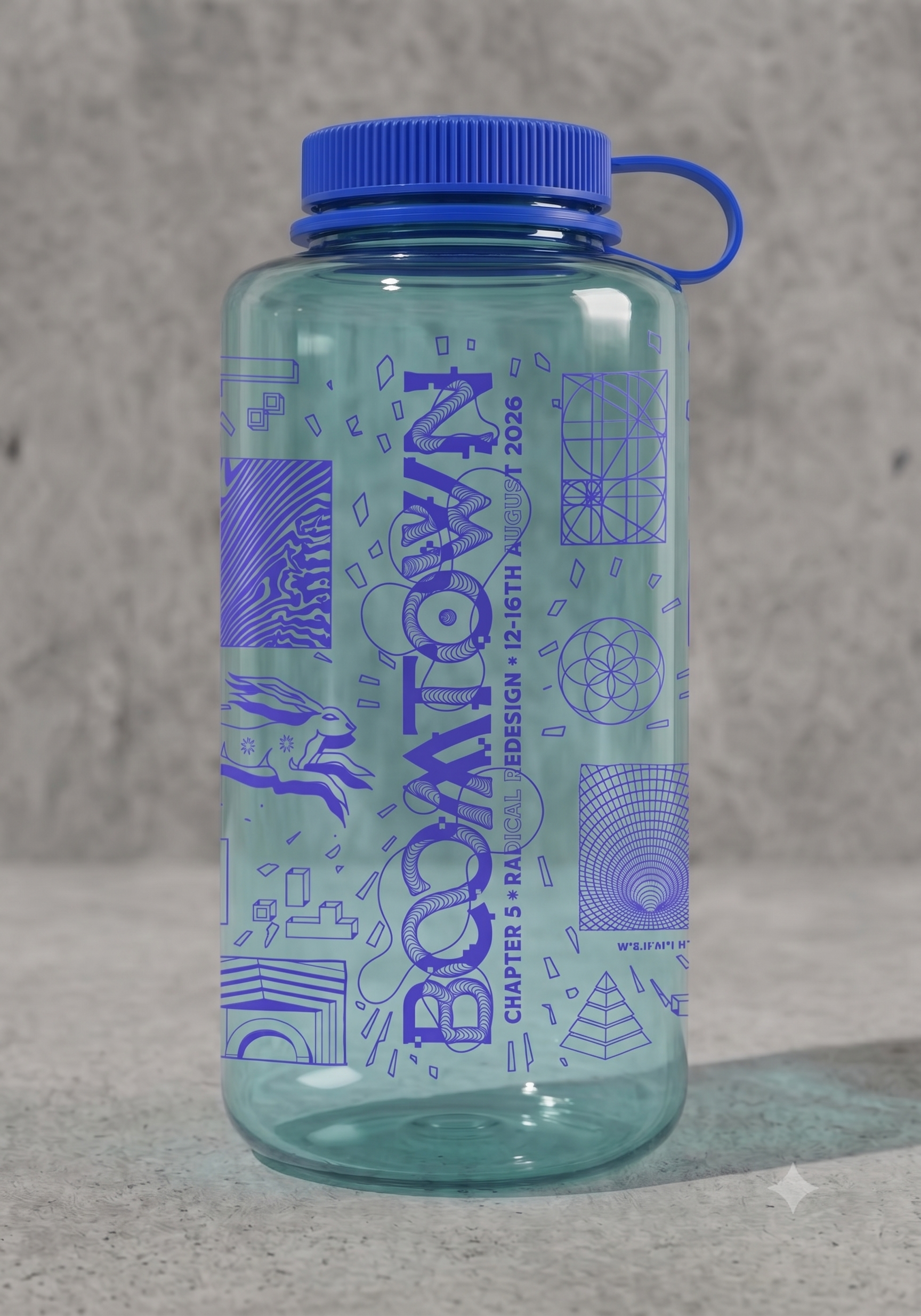Boomtown x Nalgene - Reusable Waterbottle (Sea Foam)