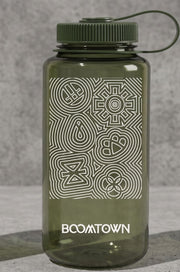 Boomtown x Nalgene - Reusable Waterbottle (Forest Green)