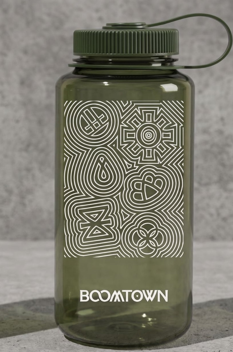 Boomtown x Nalgene - Reusable Waterbottle (Forest Green)